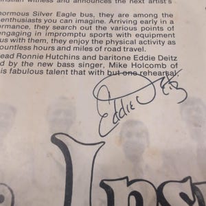 The Inspirations We Shall Rise Signed Vinyl LP Canaan Southern Gospel image 3