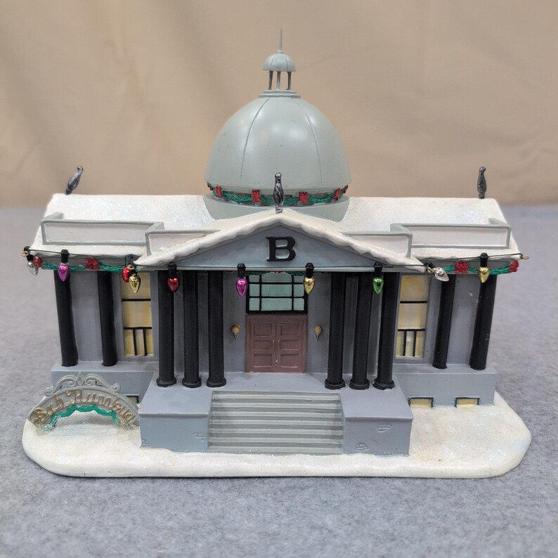 Hawthorne Village The Simpsons Christmas Village Mr Burns Mansion Lighted House image 4