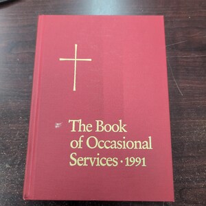 The Book of Occasional Services 1991 Episcopal Church Red Hardcover 089869227X image 1