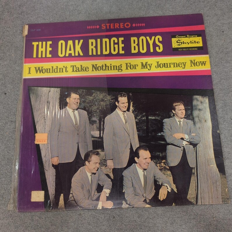 The Oak Ridge Boys I Wouldn't Take Nothing For My Journey Now Vinyl LP SSLP 6030 image 1