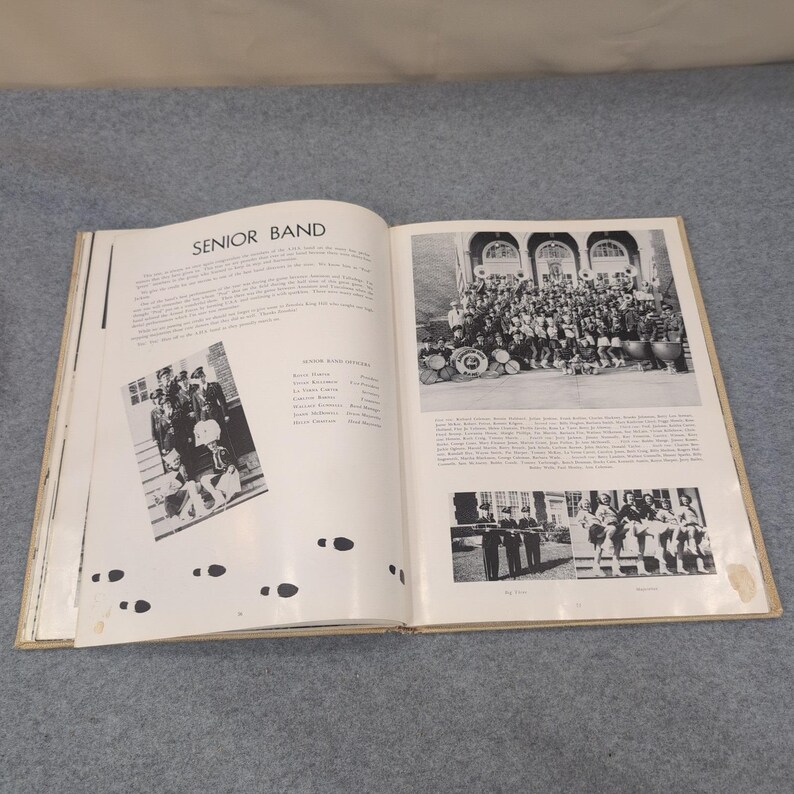 1949 Anniston High School Yearbook Hour Glass Volume XXX Alabama Vintage image 6