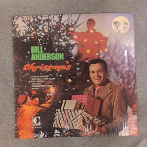 Bill Anderson Christmas Vinyl LP Record Decca DL 75161 Country Holiday Stereo image 1