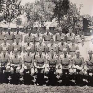 1937 Vtg Fort Bliss Texas US Army Company B Panoramic Photo 82nd Reg 2nd Btn image 6