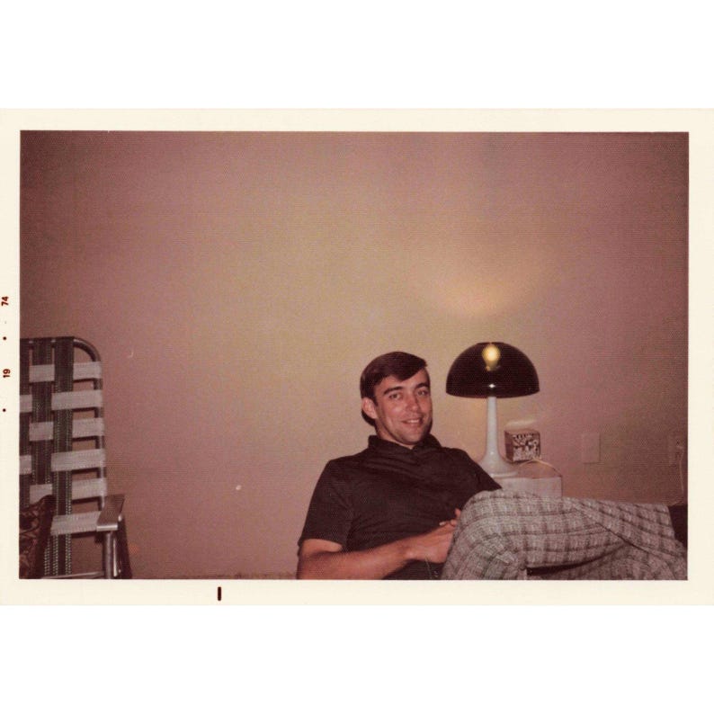 Vintage 1974 USAF Officer Home Interior Lot of 8 Photos 3.5x5 image 18