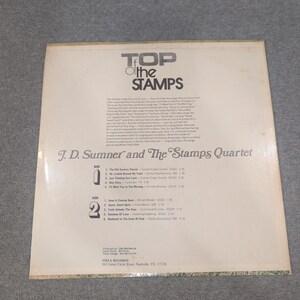 JD Sumner and The Stamps Quartet Top of the Stamps Vinyl LP Vista R1717 Gospel image 2