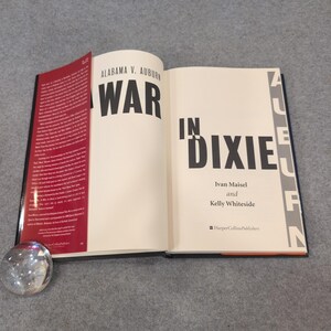 Alabama v Auburn A War in Dixie Iron Bowl Book Ivan Maisel First Edition 2001 image 3