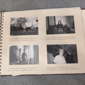 Vintage album uit 1972-1973 van de familie Harrington uit Charleston, West Virginia, van kolonel Patricia Harrington van de Amerikaanse luchtmacht. afbeelding 9