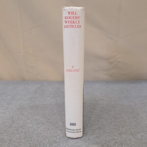 Artículos semanales de Will Rogers, vol. 2: Los años de Coolidge (1925-1927), tapa dura, 1980. imagen 2