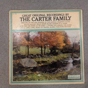 The Carter Family Great Original Recordings Vinyl LP Harmony Columbia HL 7300 image 1