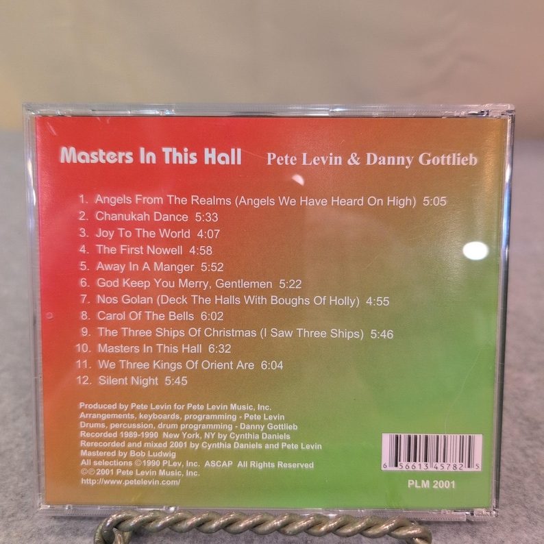 Masters In This Hall The New Age of Christmas Pete Levin Danny Gottlieb CD 2001 image 2
