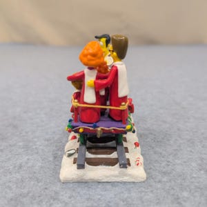 The Simpsons Christmas Express A Caroling Surprise 2003 Figurine Flanders Homer image 5