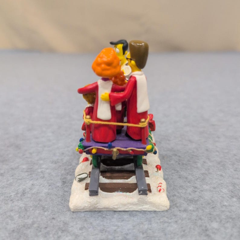 The Simpsons Christmas Express A Caroling Surprise 2003 Figurine Flanders Homer image 5