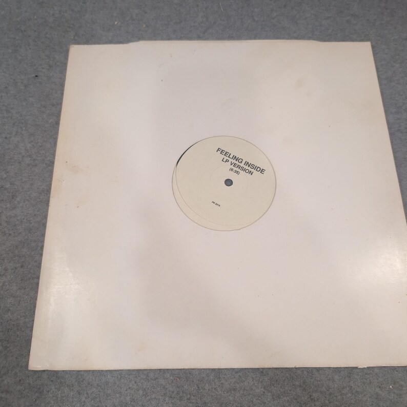 Feeling Inside 12" Vinyl Single PR 2519 LP Version & Edit Promo White Label image 2