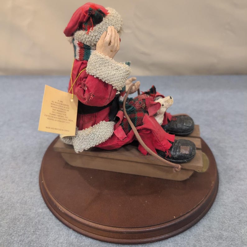 エメット・ケリー・ジュニア REAL RAGS ウォッチ・アウト・ビロウ・コレクション ピエロ クリスマス フィギュア 画像 3
