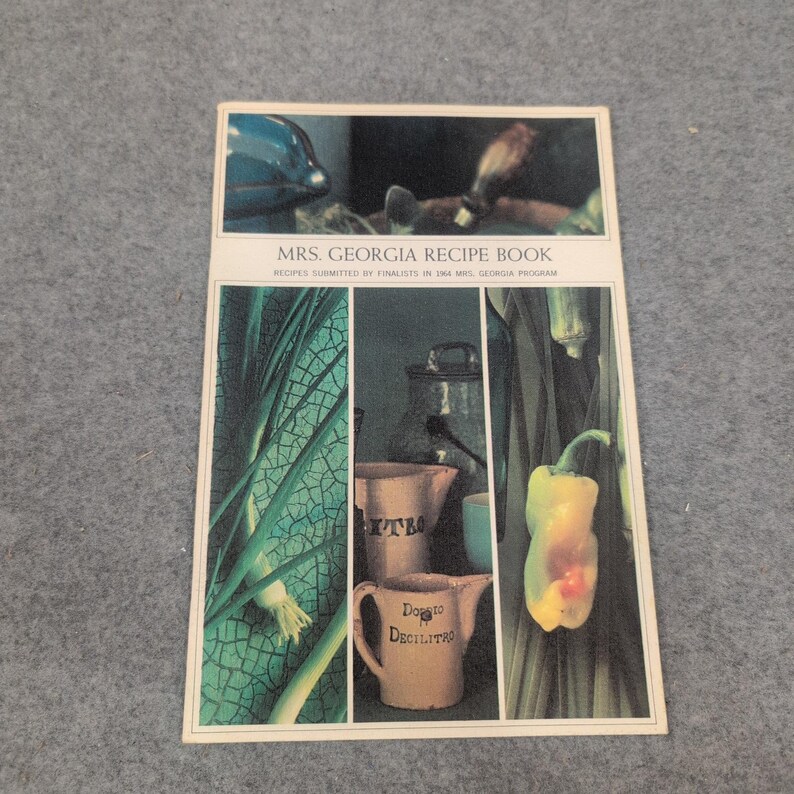 Vintage 1964 Mrs Georgia Recipe Book Mid Century Southern Cooking Booklet image 1