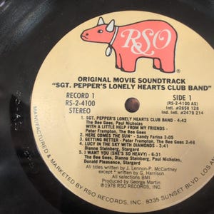Sgt Peppers Lonely Hearts Club Band Bande originale du film 2LP Peter Frampton Bee Gees image 8