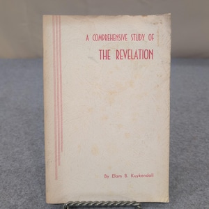 Une étude complète de l'Apocalypse Elam B Kuykendall 1961 Cahier d'exercices biblique image 1