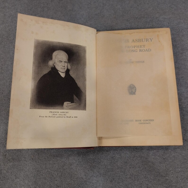 Francis Asbury The Prophet of the Long Road Ezra Squier Tipple 1923 Methodist image 3
