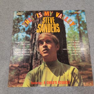 Steve Sanders This Is My Valley Vinyl LP Canaan Records CAS-9669 image 1