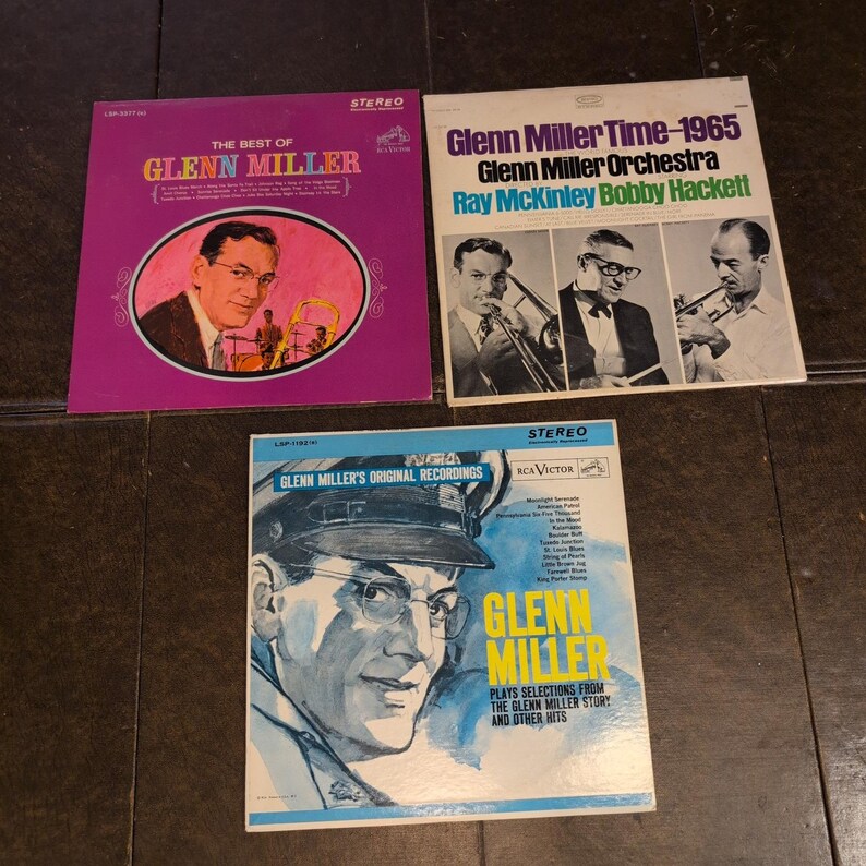 Glenn Miller Vinyl Record Lot 3 LP The Best Of Original Recordings 1965 Jazz image 1
