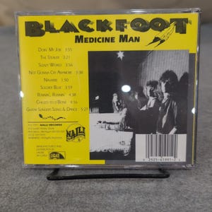 Blackfoot Medicine Man CD 1991 Southern Rock Nalli Records image 2