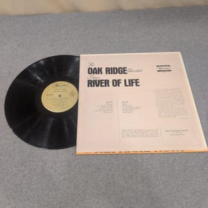 Oak Ridge Quartet Sings River of Life Vinyl LP Skylite 6045 Gospel Stereo image 2