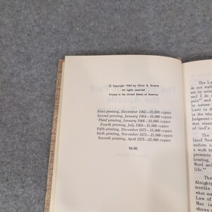 Oliver B Greene The Epistle of Paul to the Galatians Hardcover 1975 Gospel Hour image 3