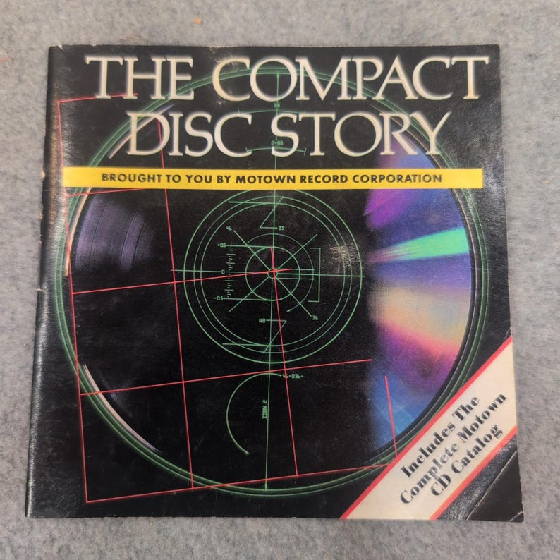 Vintage 1986 The Compact Disc Story Motown Record Corporation Catalog Booklet image 1