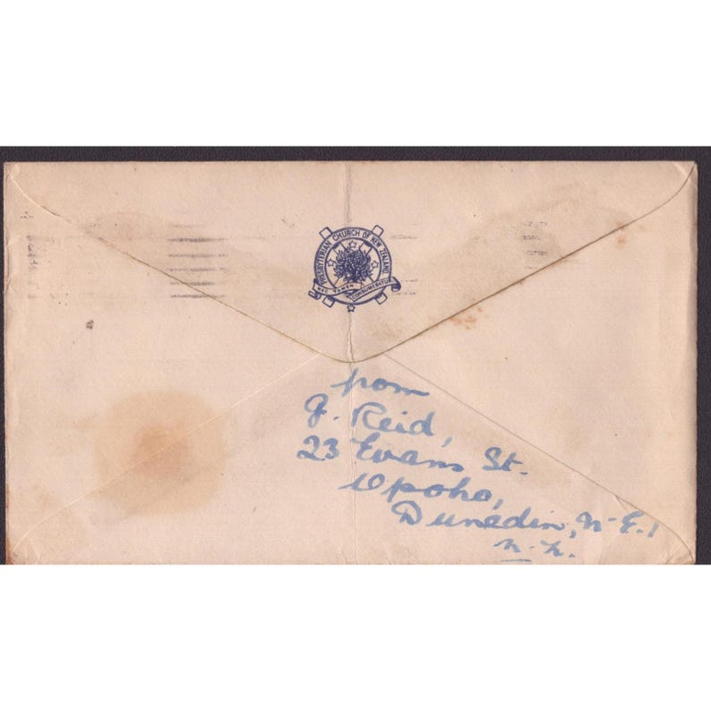 1948 New Zealand Otago Southland Centennial Cover Knox College Dunedin Postmark image 2