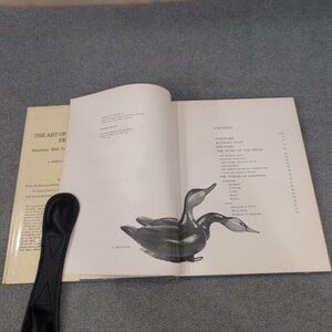 The Art of the Decoy American Bird Carvings Adele Earnest Hardcover Book VG image 2