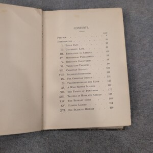 Alexander Campbell Leader of the Great Reformation Thomas Grafton 1897 Hardcover image 7