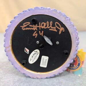 Happy 70th Birthday Signed Emmett Kelly Jr. Snow Globe Musical Clown Baker image 5
