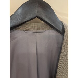 Nick Hilton Collection Mens Plaid Blazer Gray Mark Shale Sport Coat 48 L image 5