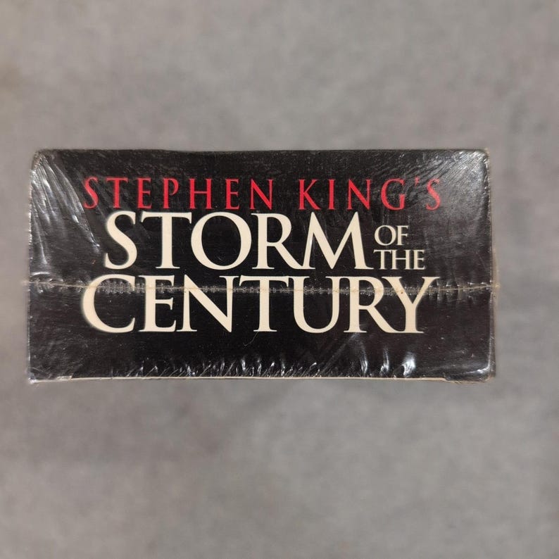 Stephen King Storm of the Century VHS 1999 Double Tape Set Factory Sealed New image 5