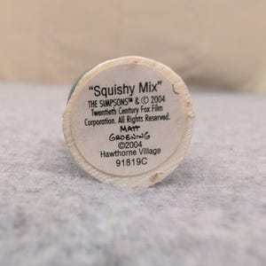 The Simpsons Hawthorne Village Squishy Mix Miniature Figurine 2004 91819C image 3