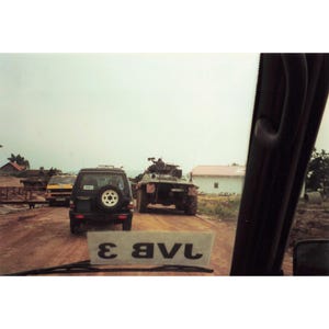 Vintage 1999 Bosnia SFOR Peacekeeping Lot USAF Officer APCs Checkpoint 6x4 image 6