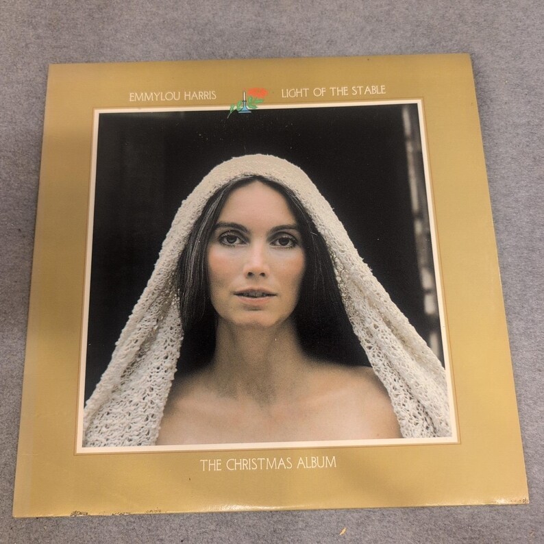 Emmylou Harris Light of the Stable The Christmas Album Vinyl LP BSK 3484 1980 image 1