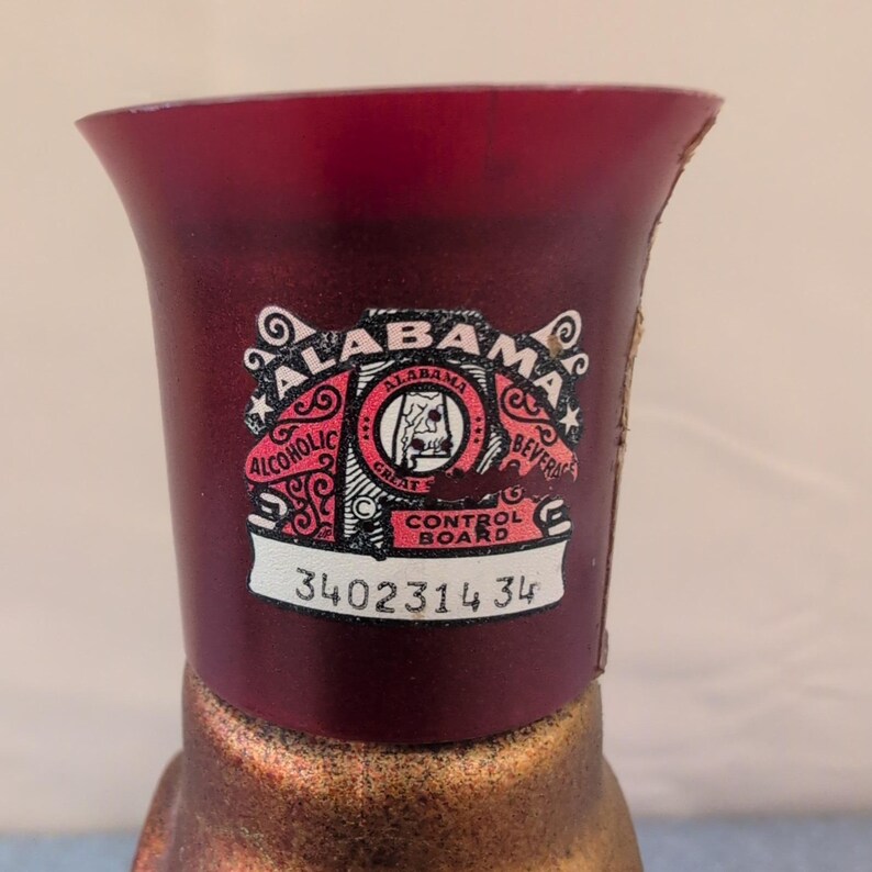 VTG Jim Beam Decanter "Manet / Gare Saint Lazare" Art Series Alabama Label 11.5" image 4