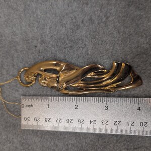 Wallace Silversmiths Mary Baby Jesus Sculpture Ornament 24 Karat Gold Finish image 2
