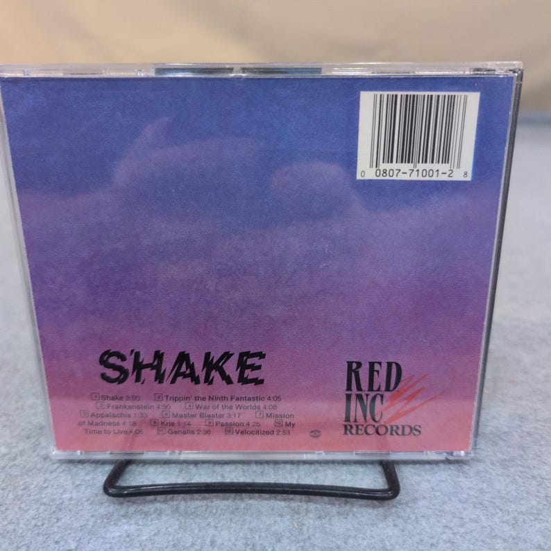 Michael Fath Shake CD Red Inc Records 0807-71001-2 1989 Rock Shred Guitar image 2