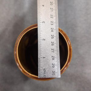 Vintage Orchids of Hawaii Tiki Mug R91 Hawaiian MCM Brown Glaze image 4
