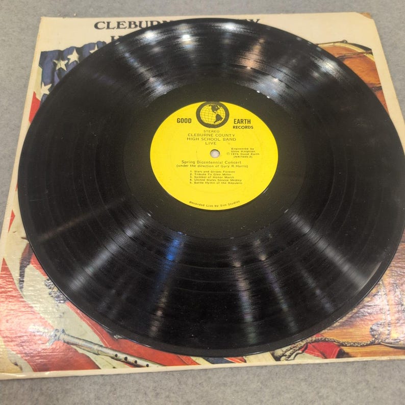 Cleburne County High School Band Live Spring Bicentennial Concert 1976 Vinyl LP image 4