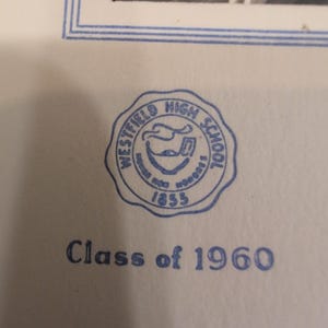 VTG Westfield High School 1963 Portrait Lot & 1950s Class Photo Massachusetts image 11