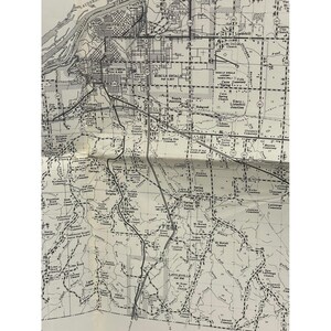 VTG 1978 Colbert County Alabama Highway Map 25" x 18" Tuscumbia Muscle Shoals image 4