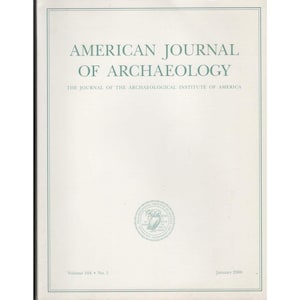 American Journal of Archaeology Jan 2000 Roman Aqueducts Neolithic Statues Doric image 1
