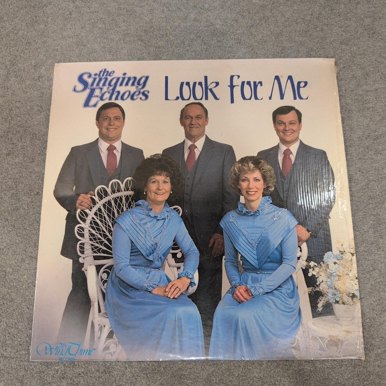 The Singing Echoes - Look For Me Vinyl LP WindChime WC-5012 Southern Gospel image 1