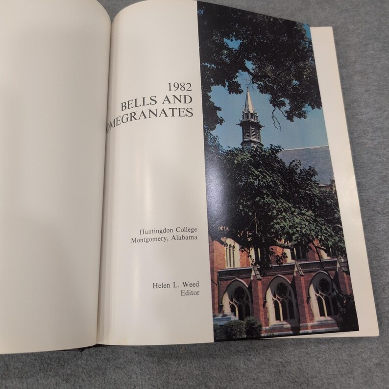 1982 Bells and Pomegranates Huntingdon College Yearbook Montgomery Alabama VG+ image 3