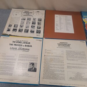 ヴィンテージ子供向けレコードセット パディントン ババール ゴールデンブックス LP 6枚組 画像 4