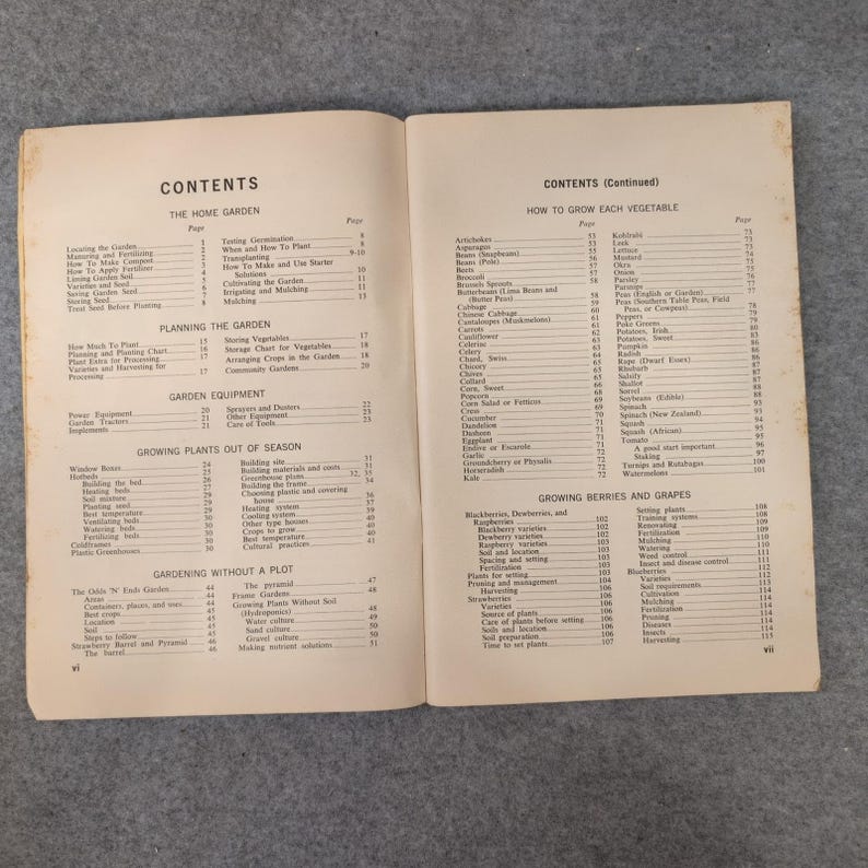 Vintage 1961 The Progressive Farmers Garden Book For The South *Scarce* image 4