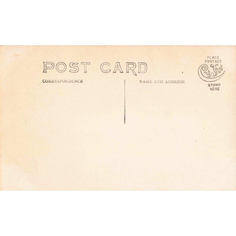 Antique RPPC Three Children Studio Portrait Cyko Divided Back Postcard image 2